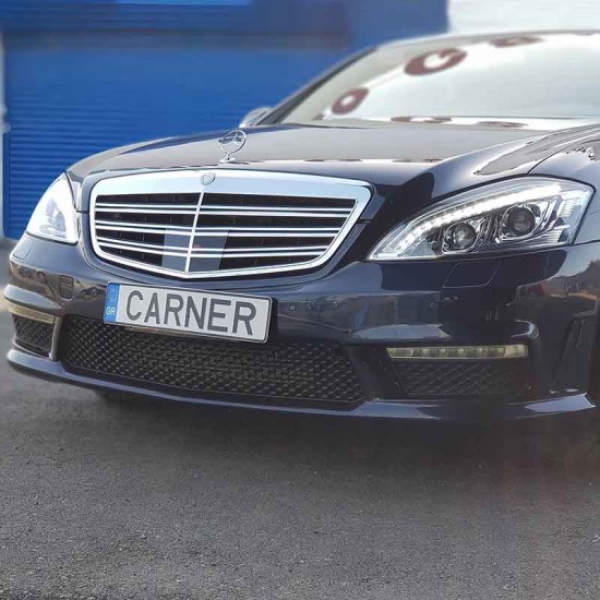 Μπροστινά Φανάρια Set Για Mercedes-Benz S-Class W221 05-09 W222 Look Χρωμίου D1S/H7 (Xenon) Με Μοτέρ Sonar
