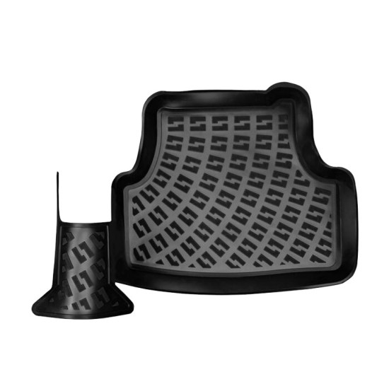 Πατάκια Σκαφάκια 3D Από Λάστιχο TPE Για VW Golf 7 VII/T-Roc/Leon 5F /  Audi A3 8V/Audi Q2/Skoda Karoq Rizline 4 Τεμάχια Μαύρα
