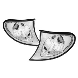 Μπροστινά Φλας Για Bmw 3 E46 01-05 Sedan/Touring Χρώμιο/Clear Depo