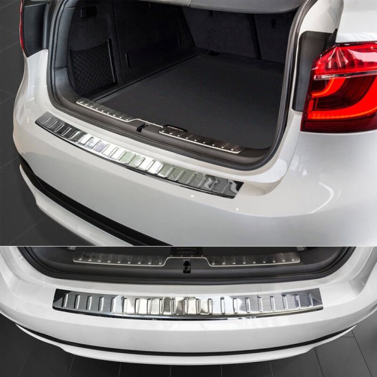 Προστατευτικό Πίσω Προφυλακτήρα Για Bmw X6 F16 15-19  Από Ανοξείδωτο Ατσάλι (Steel)