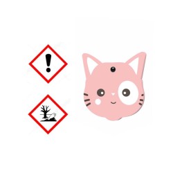 Αρωματικό Αυτοκινήτου Κρεμαστό Cutie Cat Aroma Με Άρωμα Τσιχλόφουσκα