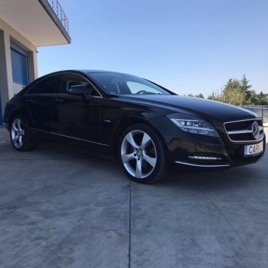 Μάσκα Για Mercedes-Benz CLS-Class W218 12-18 Amg Look Με Μονή Γρίλια Μαύρο/Χρώμιο 1 Τεμάχιο