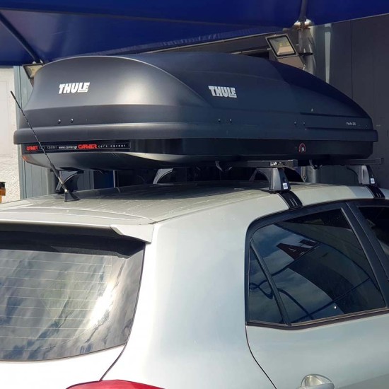 Μπαγκαζιέρα Οροφής Thule Pacific 200 410L Anthracite Aeroskin Με Διπλό Άνοιγμα & Quick Fix Τοποθέτηση