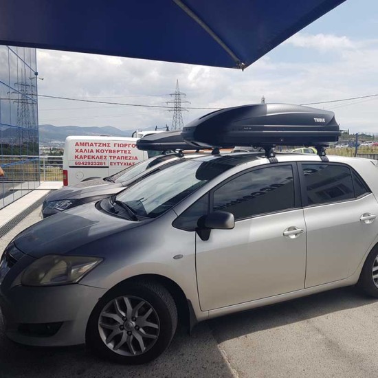 Μπαγκαζιέρα Οροφής Thule Pacific 200 410L Anthracite Aeroskin Με Διπλό Άνοιγμα & Quick Fix Τοποθέτηση