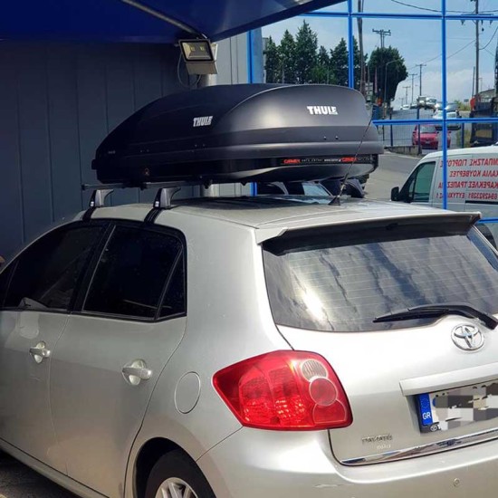 Μπαγκαζιέρα Οροφής Thule Pacific 200 410L Anthracite Aeroskin Με Διπλό Άνοιγμα & Quick Fix Τοποθέτηση