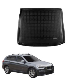 Πατάκι Πορτ-Παγκάζ 3D Σκαφάκι Για Bmw X1 F48 15+ Με Ρυθμιζόμενα Πίσω Καθίσματα Μαύρο 232134 Rezawplast