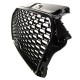 Μάσκα Για Audi A3 8V 16-20 RS3 Look Κυψελωτή Γυαλιστερό Μαύρο 1 Τεμάχιο