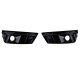 Δίχτυ Προφυλακτήρα Εμπρός Πλαινό Για Audi A4 B9 16-18 RS4 Look Γυαλιστερό Μαύρο Αριστερό & Δεξί 2 Τεμάχια
