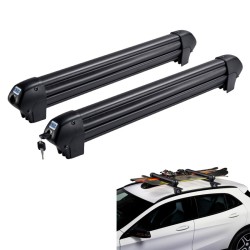 Μπάρες Βάσεις Σκι / Snowboard Cruz Ski Rack Dark 6 940-223 (6 Ζεύγη Σκι ή 4 Snowboards) 2 Τεμάχια Μπάρες Βάσεις Σκι / Snowboard Cruz Ski Rack Dark 6 940-223 (6 Ζεύγη Σκι ή 4 Snowboards) 2 Τεμάχια