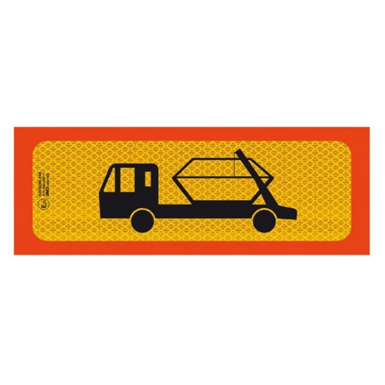 Αντανακλαστική Πινακίδα Αλουμινίου Φορτηγό Κάδος 50 x 20cm Π.3Μ.339 1 Τεμάχιο