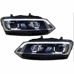 Μπροστινά Φανάρια Set Για Vw Polo 6R/6C 09-17 DRL Passat Matrix Look & Dynamic Φλας Full Led Με Μοτέρ Carner Μπροστινά Φανάρια Set Για Vw Polo 6R/6C 09-17 DRL Passat Matrix Look & Dynamic Φλας Full Led Με Μοτέρ Carner