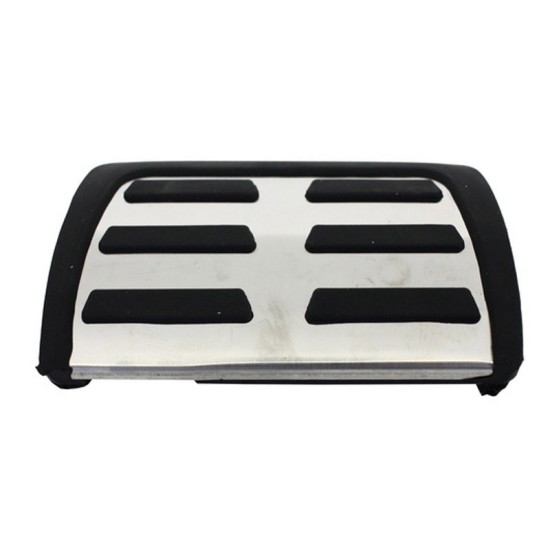 Πεντάλ Αλουμινίου Κουμπωτά Και Footrest Για Audi A4 B8 08-15 / A5 08-16 / Q5 08-16 / A6 11-15 / A7 / Porsche Macan Αυτόματο Σετ 3 Τεμάχια KPAU03