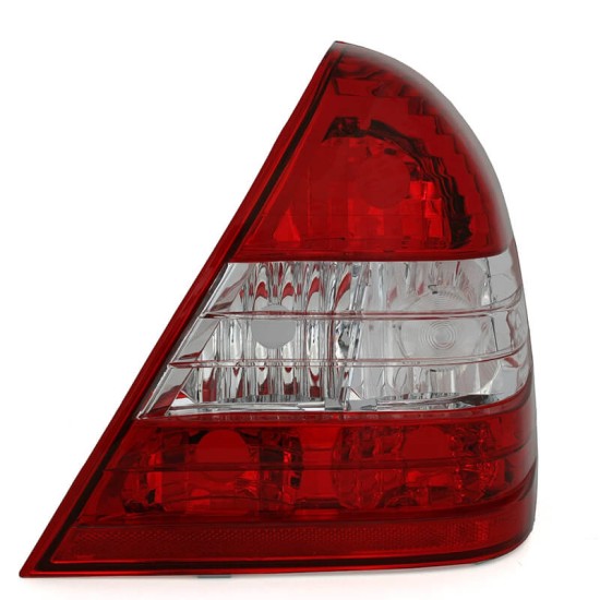 Πισινά Φανάρια Set Για Mercedes-Benz C-Class W202 93-00 Red/Crystal Eagle Eyes