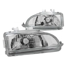 Μπροστινά Φανάρια Set Για Honda Civic 91-95 2D/3D Χρωμίου Clear H4 Manual Reliable Auto Parts Μπροστινά Φανάρια Set Για Honda Civic 91-95 2D/3D Χρωμίου Clear H4 Manual Reliable Auto Parts