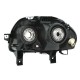Μπροστινά Φανάρια Set Για Renault Clio 98-01 Projectors V6 Look Μαύρο H7/HB3 TYC