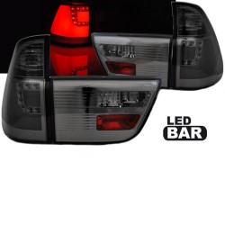 Πισινά Φανάρια Set Για Bmw X5 E53 99-03 Led Bar Φιμέ JunYan Πισινά Φανάρια Set Για Bmw X5 E53 99-03 Led Bar Φιμέ JunYan
