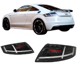 Πισινά Φανάρια Set Για Audi TT 8J 06-14 Led Bar Dynamic Μαύρα Sonar