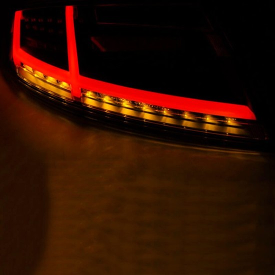 Πισινά Φανάρια Set Για Audi TT 8J 06-14 Led Bar Dynamic Μαύρα Sonar