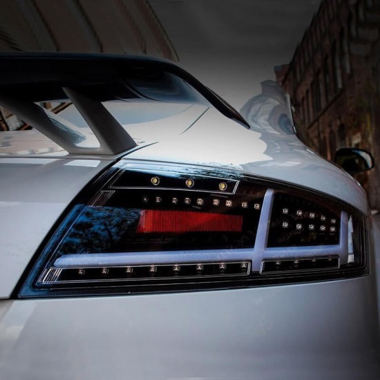 Πισινά Φανάρια Set Για Audi TT 8J 06-14 Led Bar Dynamic Μαύρα Sonar