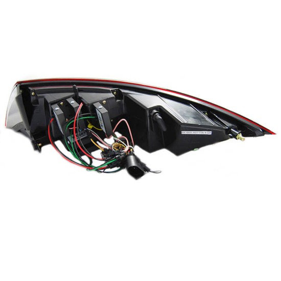 Πισινά Φανάρια Set Για Audi TT 8J 06-14 Led Bar Dynamic Μαύρα Sonar