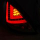 Πισινά Φανάρια Set Για Ford Fiesta 2012-2015 Led Bar Red White JunYan