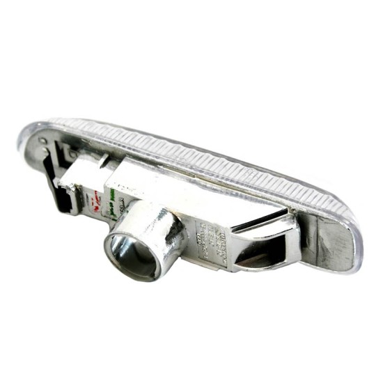 Πλαϊνό Αριστερό Φλας Φτερού Για Bmw 3 E46 Sedan 99-01 / Touring 99-01 / Compact 01-04 / Coupe 99-03 Άσπρο 1 Τεμάχιο