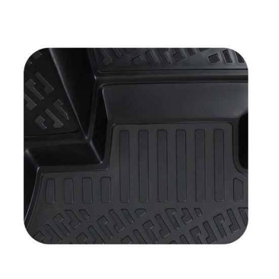 Πατάκια Σκαφάκια 3D Από Λάστιχο TPE Για  Bmw X1 F48 15+ Black Rizline 4  Τεμάχια Μαύρα