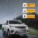 Μπροστινά Φανάρια Set Για Toyota Hilux Revo 15-19 Με Dynamic Start DRL &  Φλας Μαύρα Με Μοτέρ VLand