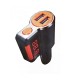 FM Transmitter Με Bluetooth, Φορτιστής Με 2 USB ,  Οθόνη LCD Και Τηλεχειριστήριο Als-A905 24 Volt Μαύρο