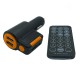 FM Transmitter Με Bluetooth, Φορτιστής Με 2 USB ,  Οθόνη LCD Και Τηλεχειριστήριο Als-A905 24 Volt Μαύρο