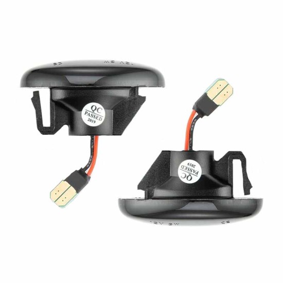 Πλαϊνά Φλας Φτερού Για Mercedes-Benz A-Class W168 98-04 / Smart Fortwo W450 98-07 / Vito W639 , W447 / Citan Led Dynamic Φιμέ 2 Τεμάχια
