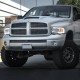 Μπροστινά Φανάρια Set Για Dodge Ram 02-06 DRL Tube Lights Χρωμίου H1/H1 Manual Sonar