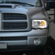 Μπροστινά Φανάρια Set Για Dodge Ram 02-06 DRL Tube Lights Χρωμίου H1/H1 Manual Sonar