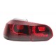 Πισινά Φανάρια Set Για Vw Golf VI (6) 08-12 Full Led Dynamic GTI R20 Look Σκούρο Κόκκινο/Φιμέ VLand