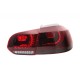 Πισινά Φανάρια Set Για Vw Golf VI (6) 08-12 Full Led Dynamic GTI R20 Look Σκούρο Κόκκινο/Φιμέ VLand