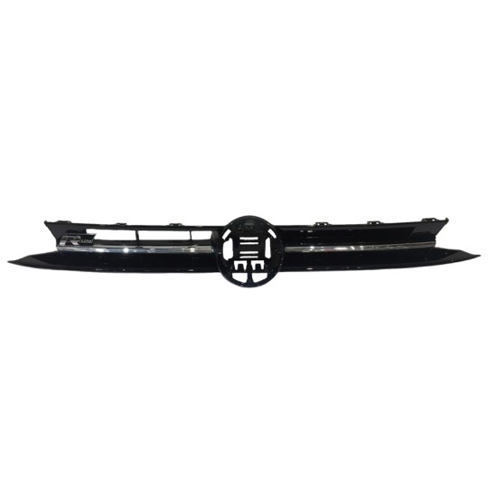 Μάσκα Για Vw Polo AW 17+ R-Line Look Κυψελωτή Με Ασημί Σιρίτι 1 Τεμάχιο