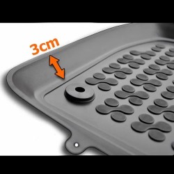 Πατάκια Σκαφάκια 3D Από Λάστιχο Για Sprinter 96-06 / VW LT 00-06 Rezawplast 3 Τεμάχια Μαύρα Πατάκια Σκαφάκια 3D Από Λάστιχο Για Sprinter 96-06 / VW LT 00-06 Rezawplast 3 Τεμάχια Μαύρα