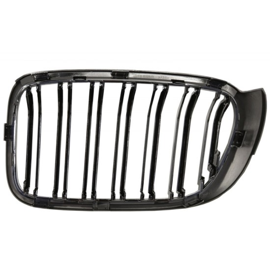 Καρδιές Μάσκας Για Bmw X3 F25 LCI 14-17 / X4 F26 14-17 M4 Look Με Διπλή Γρίλια Μαύρο Γυαλιστερό Με 7 Γρίλιες 2 Τεμάχια