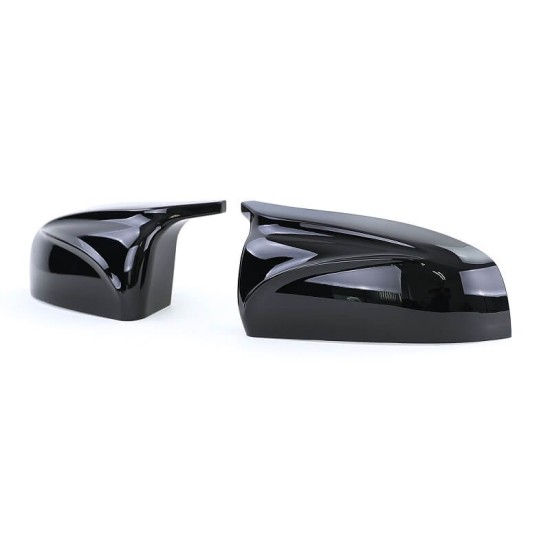 Καπάκια Καθρεφτών Για Bmw X5 E70 06-13 / X6 E71 08-13 M4 Look Γυαλιστερό Μαύρο 2 Τεμάχια