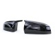 Καπάκια Καθρεφτών Για Bmw X5 E70 06-13 / X6 E71 08-13 M4 Look Γυαλιστερό Μαύρο 2 Τεμάχια
