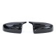 Καπάκια Καθρεφτών Για Bmw X5 E70 06-13 / X6 E71 08-13 M4 Look Γυαλιστερό Μαύρο 2 Τεμάχια