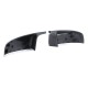 Καπάκια Καθρεφτών Για Bmw X5 E70 06-13 / X6 E71 08-13 M4 Look Γυαλιστερό Μαύρο 2 Τεμάχια