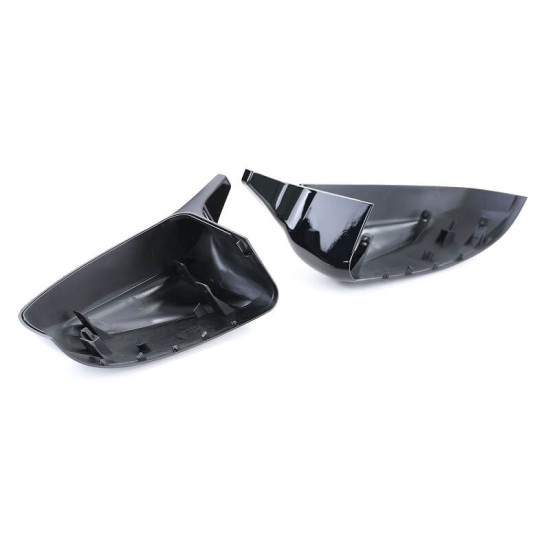 Καπάκια Καθρεφτών Για Bmw X5 E70 06-13 / X6 E71 08-13 M4 Look Γυαλιστερό Μαύρο 2 Τεμάχια