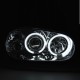 Μπροστινά Φανάρια Set Για Vw Golf IV (4) 97-03 ccfl Angel Eyes Χρωμίου H7/H1/H3  Sonar