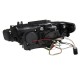 Μπροστινά Φανάρια Set Για Bmw 3 F30 / F31 11-15 3D Angel Eyes Μαύρα H7/H7 Με Μοτέρ Sonar