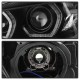 Μπροστινά Φανάρια Set Για Bmw 3 F30 / F31 11-15 3D Angel Eyes Μαύρα H7/H7 Με Μοτέρ Sonar