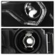 Μπροστινά Φανάρια Set Για Bmw 3 F30 / F31 11-15 3D Angel Eyes Μαύρα H7/H7 Με Μοτέρ Sonar