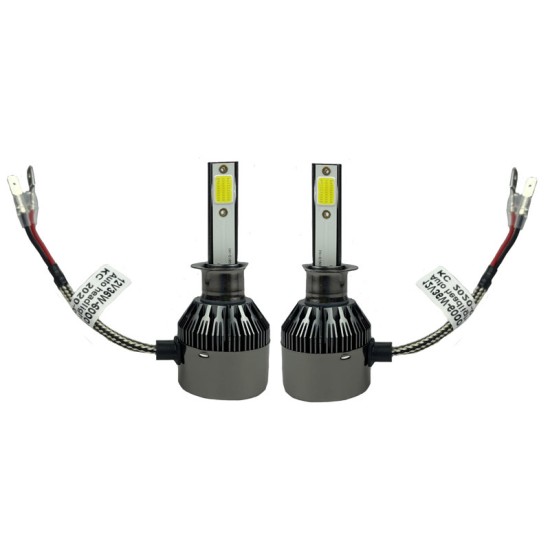 Λάμπες Led H1 C12 12/24Volt 36watt 5500lm 6000k 2 Τεμάχια