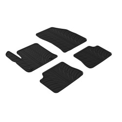 Πατάκια Αυτοκινήτου Gledring 0100 Για Opel e-Corsa F 2020+ / Peugeot e-208 2020+ Μαύρο 4 Τεμάχια