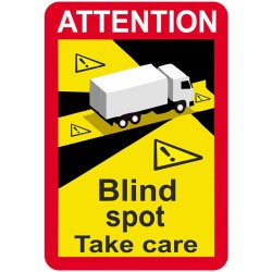 Αυτοκόλλητο Σήμα Μεγάλο Τυφλό Σημείο (Blind Spot - Take Care) 25 x 17.5cm 1 Τεμάχιο Αυτοκόλλητο Σήμα Μεγάλο Τυφλό Σημείο (Blind Spot - Take Care) 25 x 17.5cm 1 Τεμάχιο